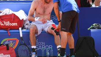 La lesión en la pierna hizo abandonar a Leo Mayer La lesión en la pierna hizo abandonar a Leo Mayer