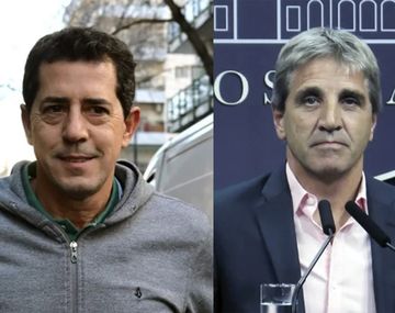 Wado de Pedro y Luis Caputo.