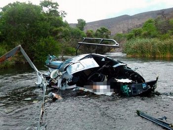 Informe oficial confirmó que el helicóptero de Brito impactó con los cables de una tirolesa