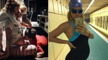 Evangelina Anderson, embarazada. Evangelina Anderson, embarazada.