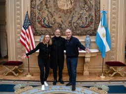 Guillermo Francella junto al embajador de Estados Unidos Guillermo Francella junto al embajador de Estados Unidos