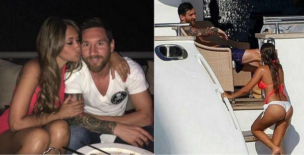La mujer de Messi causó furor en las redes sociales con su cola