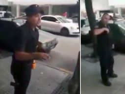 El policía que echó al trapito de la cuadra