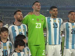 Así sonó el Himno Nacional Argentino en la fiesta del campeón del mundo