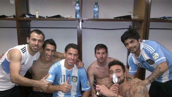 el festejo intimo tras el empate de la seleccion con bolivia el festejo intimo tras el empate de la seleccion con bolivia