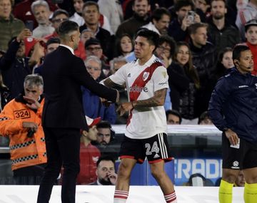 River: el gesto de Martín Demichelis que hizo enojar a Enzo Pérez