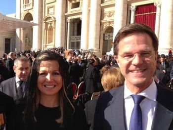 Máxima y Guillermo, presentes en el inicio del pontificado