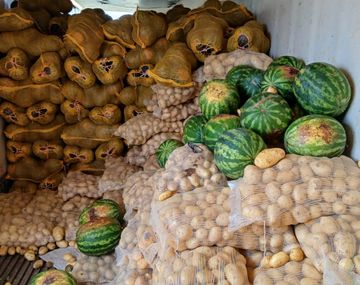 Peligro en la mesa: destruyen 20 toneladas de frutas y verduras en Corrientes por riesgo sanitario