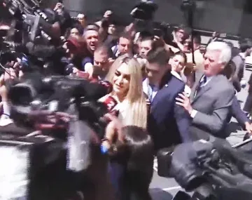 La llegada de Fátima Florez a la asunción de Milei: Estoy feliz