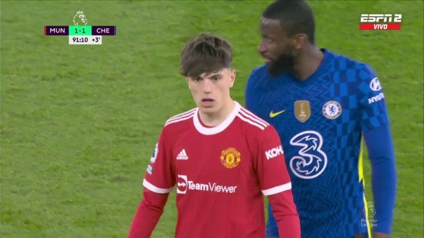 Así fue el debut de Alejandro Garnacho en el Manchester United