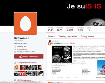 Isis hackea la cuenta de Newsweek y revela datos del Pentágono