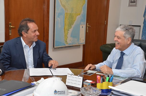Scioli y De Vido firmaron la prórroga del congelamiento de las tarifas eléctricas