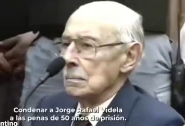 VIDEO: así fue el momento en que condenaron a Jorge Rafael Videla por última vez