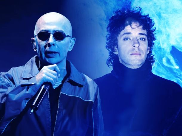Indio Solari y Gustavo Cerati