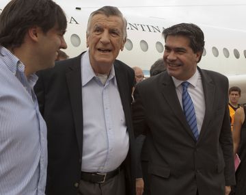 Capitanich y Gioja visitaron a los evacuados por el temporal de San Juan