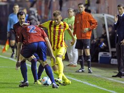 con un rato de messi, el barca empato con el osasuna con un rato de messi, el barca empato con el osasuna