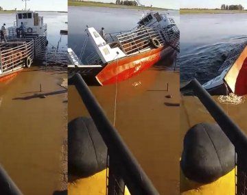 Entre Ríos: se dio vuelta un barco con 68 vacas