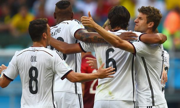 Mirá los goles de Alemania contra Portugal