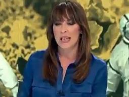 Una conductora hablaba sobre el coronavirus, tosió y tuvo que dar una explicación