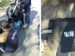 Detenidos con 36 cigarrillos de marihuana 