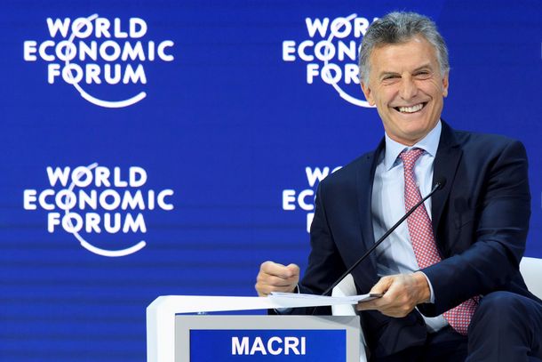 &nbsp;Mauricio Macri&nbsp; en la sesión plenaria del encuentro anual del&nbsp;Foro Económico Mundial&nbsp;