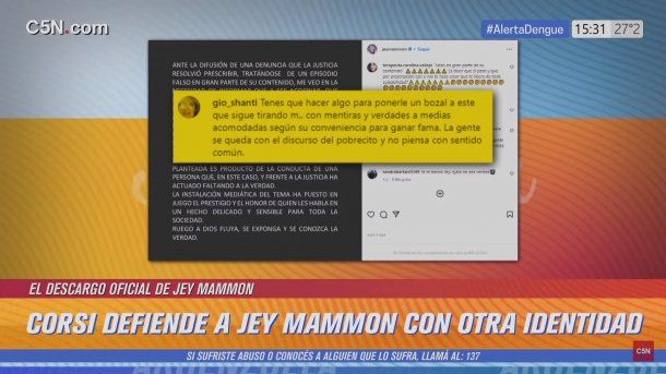 El asesoramiento de Jorge Corsi a Jey Mammón