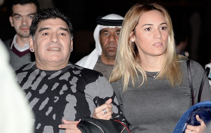 Rocío Oliva se reencontró con Diego Maradona