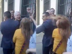 Militante libertario de Diego Santilli insultó y le pegó a una mujer que se manifestaba en Quilmes