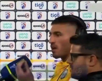 Escándalo en Paraguay: el arquero de Olimpia explotó en vivo tras ser agredido