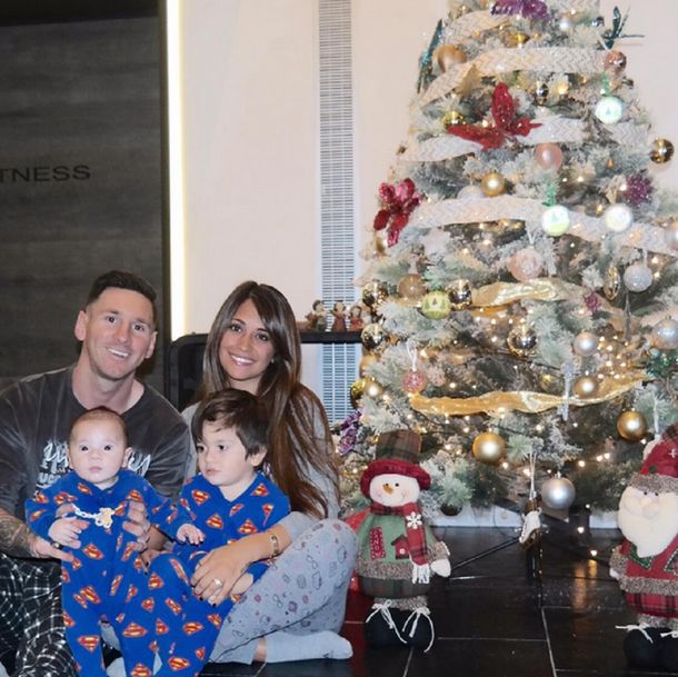 Lionel Messi presentó a Mateo con una tierna foto familiar