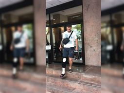 Benedetto fue dado de alta (Gentileza ESPN) Benedetto fue dado de alta (Gentileza ESPN)