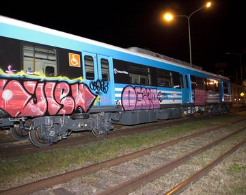 La Justicia procesó a un joven por pintar grafitis en una formación ferroviaria