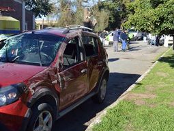 Desaprobado: iba a rendir el examen de manejo y terminó volcando
