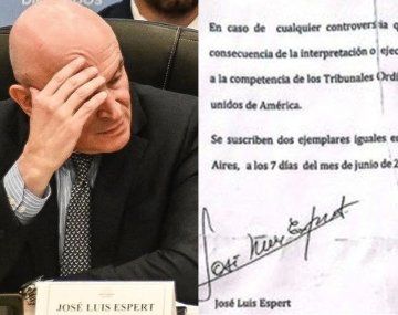 Escala el escándalo: hallan contrato de Espert y Machado por un millón de dólares