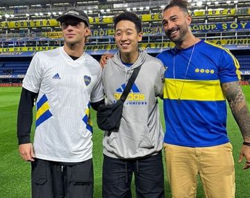 Los Bros de Gran Hermano en la Bombonera.
