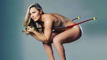 Lindsey Vonn, la ex de Tiger Woods, desnuda. Lindsey Vonn, la ex de Tiger Woods, desnuda.