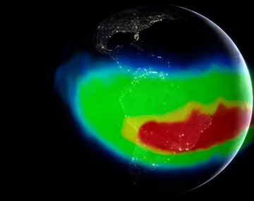 La NASA advirtió por una anomalía magnética que se expande sobre Argentina.