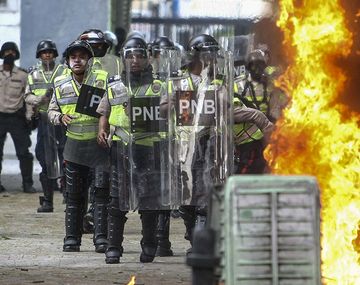 Violencia en las manifestaciones contra el Gobierno de Maduro