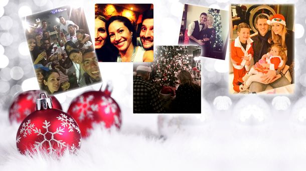 Así festejaron los famosos la llegada de la Navidad