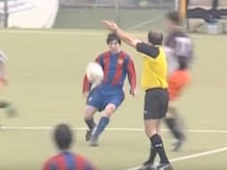 El rosarino ya hacía de las suyas desde pequeño El rosarino ya hacía de las suyas desde pequeño