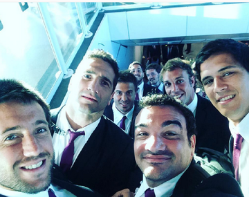 Los Pumas llegaron a Inglaterra