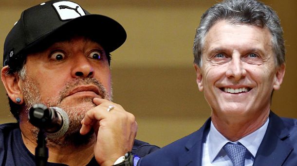Maradona deseó que Macri corte el pan dulce como presidente