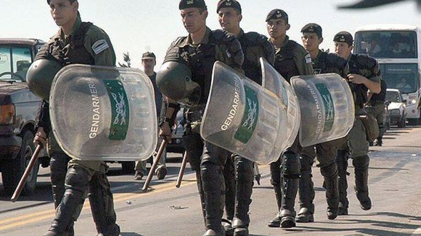 La Gendarmería desalojó uno de los piquetes montados en Panamericana