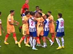 El minuto de furia de De Paul en la derrota del Atlético de Madrid por Champions