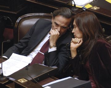 Miguel Ángel Pichetto y Cristina Fernández de Kirchner