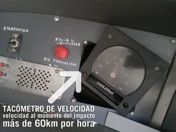 No hay evidencia de que el conductor haya tratado frenar
