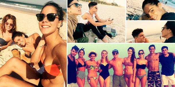 Tini Stoessel disfruta de su gira en las playas de Brasil