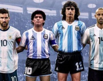 Polémica por los 16 íconos de la Selección Argentina que eligió la FIFA