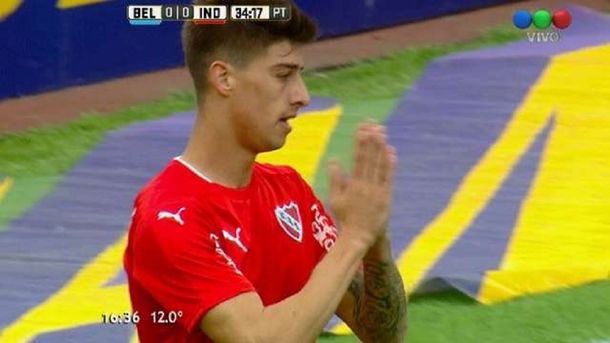 Rigoni internado: olvidó el gol que había hecho por un fuerte pelotazo en el rostro