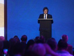 Javier Milei elogió a Diego Santilli en la inauguración de una fábrica de papas fritas